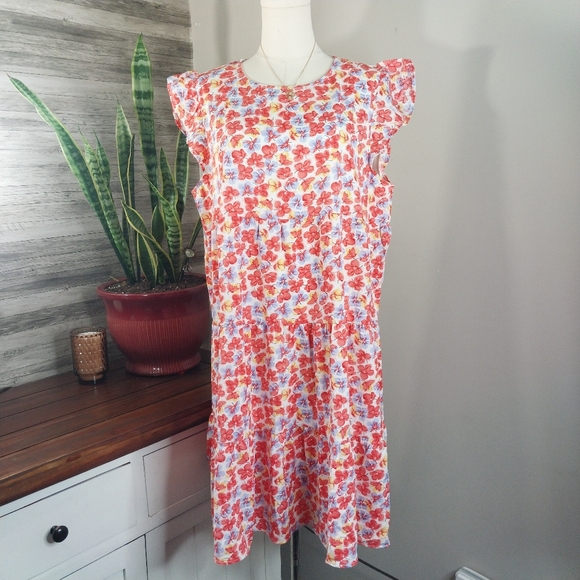 Kirundo Spring Dress Size Large Floral Colorful - Picture 2 of 15